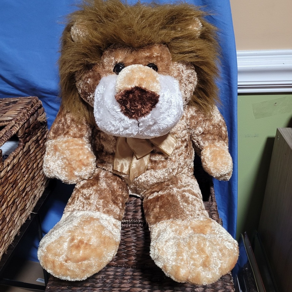 Dan Dee Collectors Choice 28" Large Plush Lion Stuffed Animal‎ Pillow Zoo